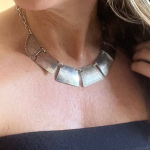 Grecian Silver Necklace